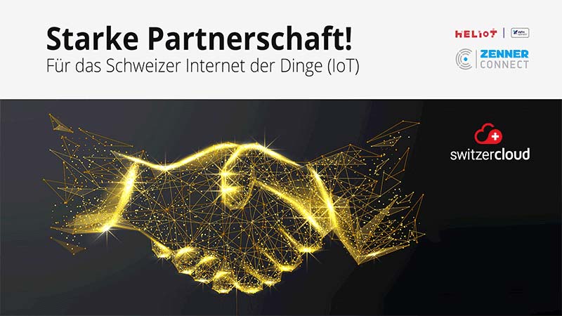 heliot and zenner partnership, switzercloud iot platform